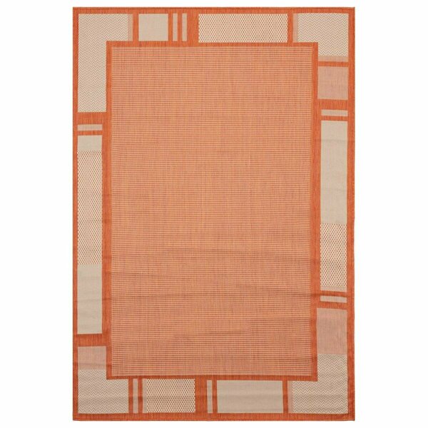 United Weavers Of America 5 ft. 3 in. x 7 ft. 6 in. Augusta Matira Terracotta Rectangle Area Rug 3900 10829 69